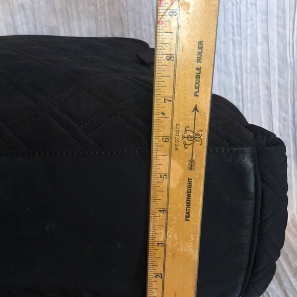 VERA BRADLEY Katalina SZ XL black yellow weave pattern diaper baby bag - Picture 16 of 16